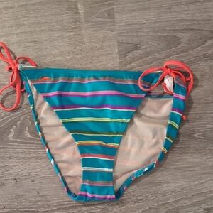 Speedo Striped Bikini Bottoms Size XL